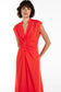 SUMMER BLAZE MIDI DRESS - POPPY