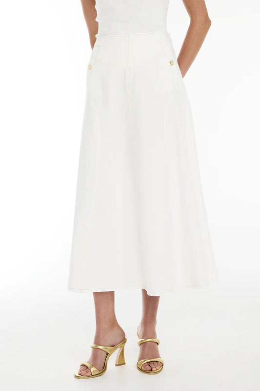 PLEASURE SEEKERS SKIRT - WHITE