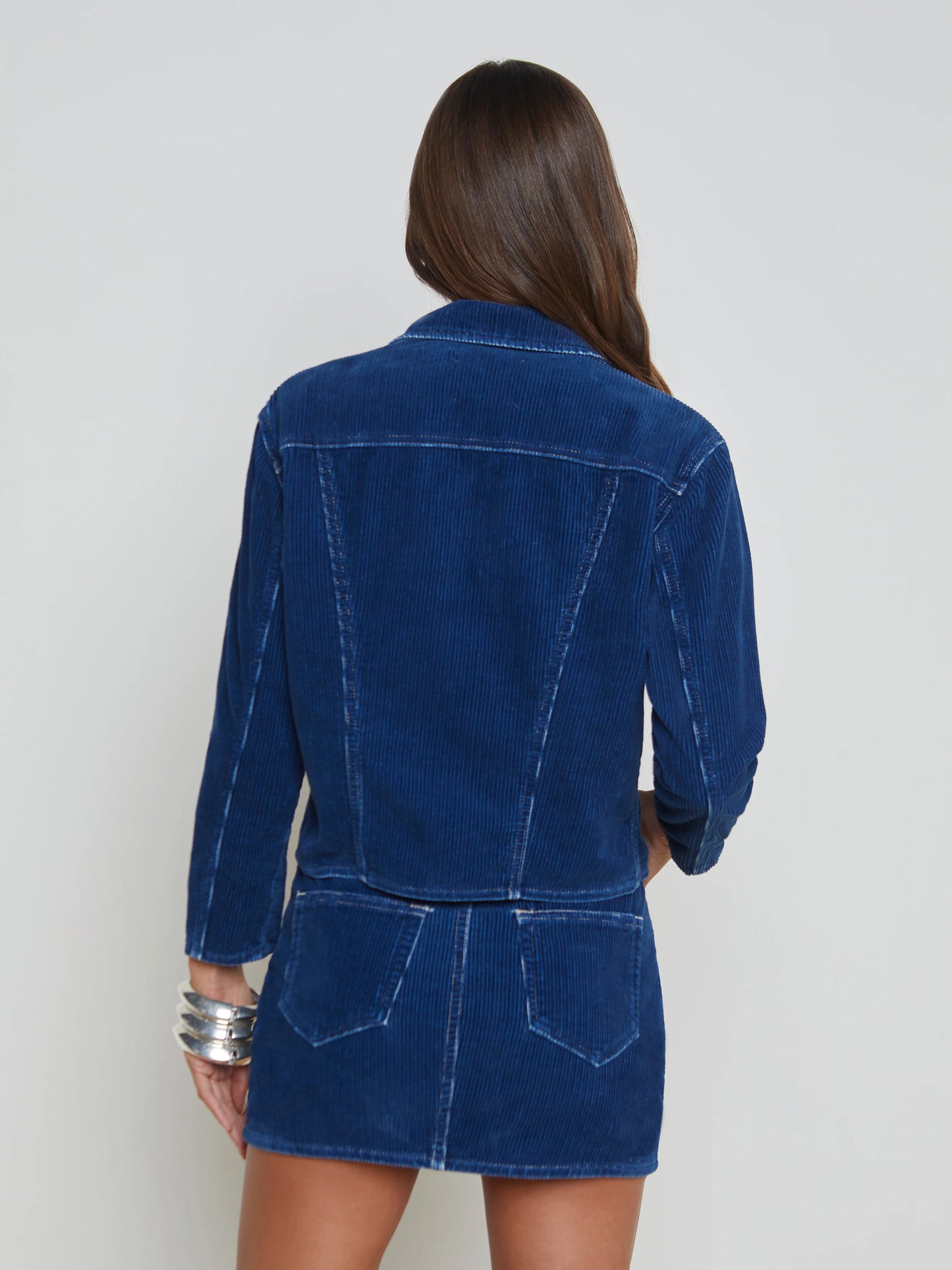 NELLY CROP JACKET LAPIS - BLUE