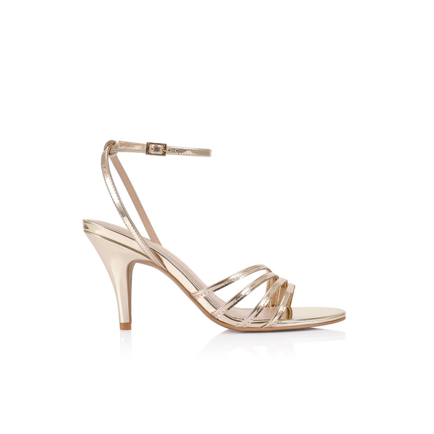 CHELSEA STILLETO SANDAL - GOLD