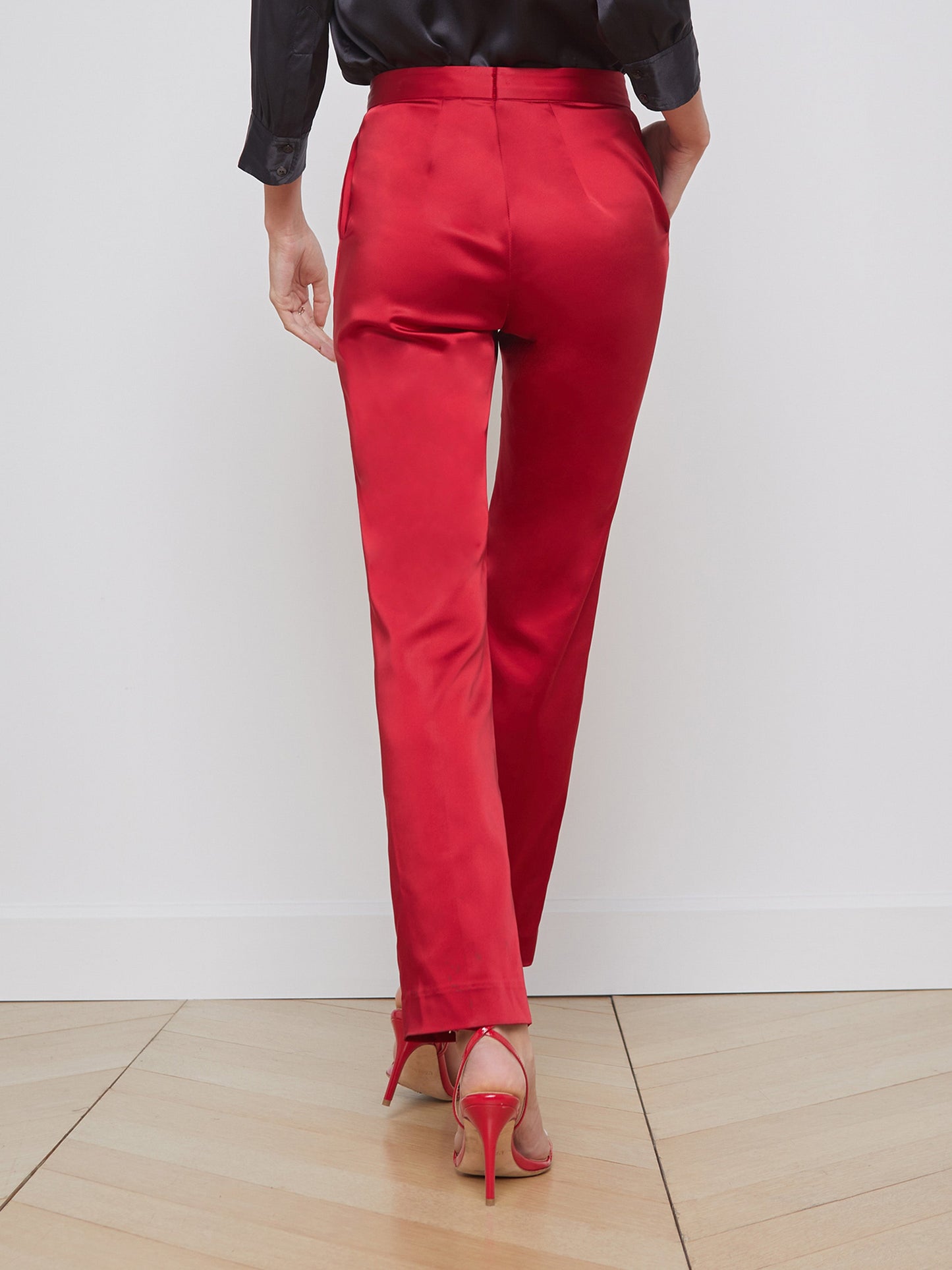 REBEL TROUSER - DARK TANGO RED