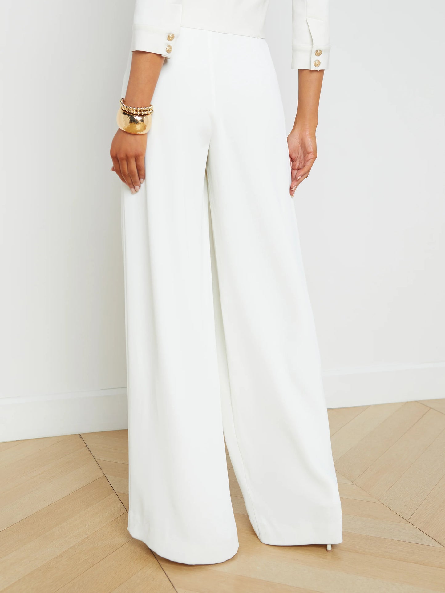 NOVA PLEATED PANT - IVORY