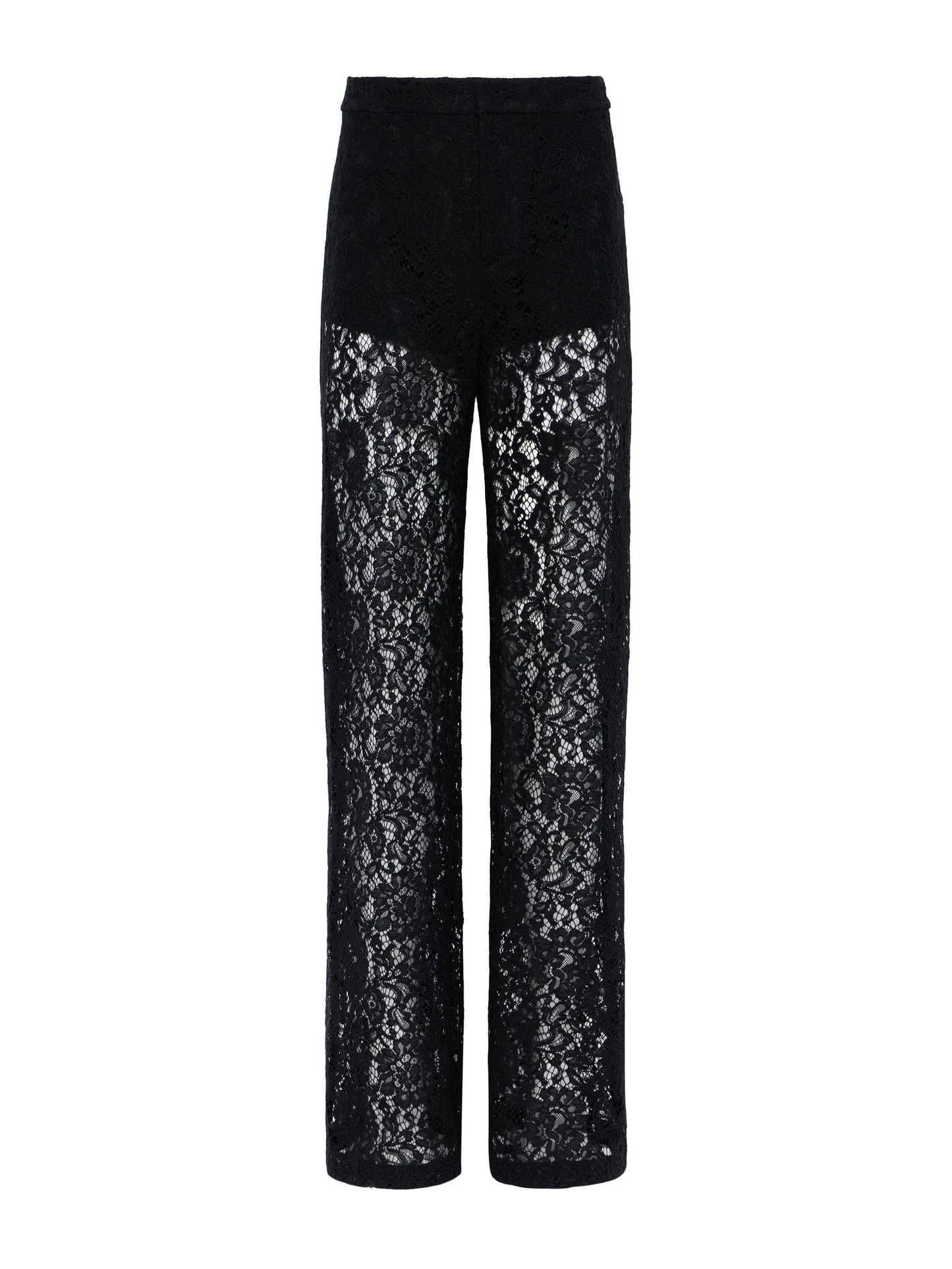 LIVVY LACE TROUSER - BLACK