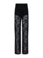 LIVVY LACE TROUSER - BLACK