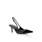 CHARLOTTE SLINGBACK PUMP - BLACK