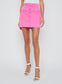 KRIS DENIM MINI SKIRT - PINK GLO