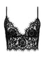 AISLIN LACE BRALETTE TOP - BLACK