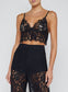 *PREORDER* AISLIN LACE BRALETTE TOP - BLACK