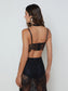 *PREORDER* AISLIN LACE BRALETTE TOP - BLACK