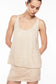 UNFILTERED BEADED TANK - BEIGE