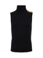 CECI SLEEVELESS TOP - BLACK