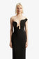 *PREORDER* ROSALYN MIDI DRESS - BLACK