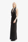 NOLA COWL MAXI DRESS - BLACK