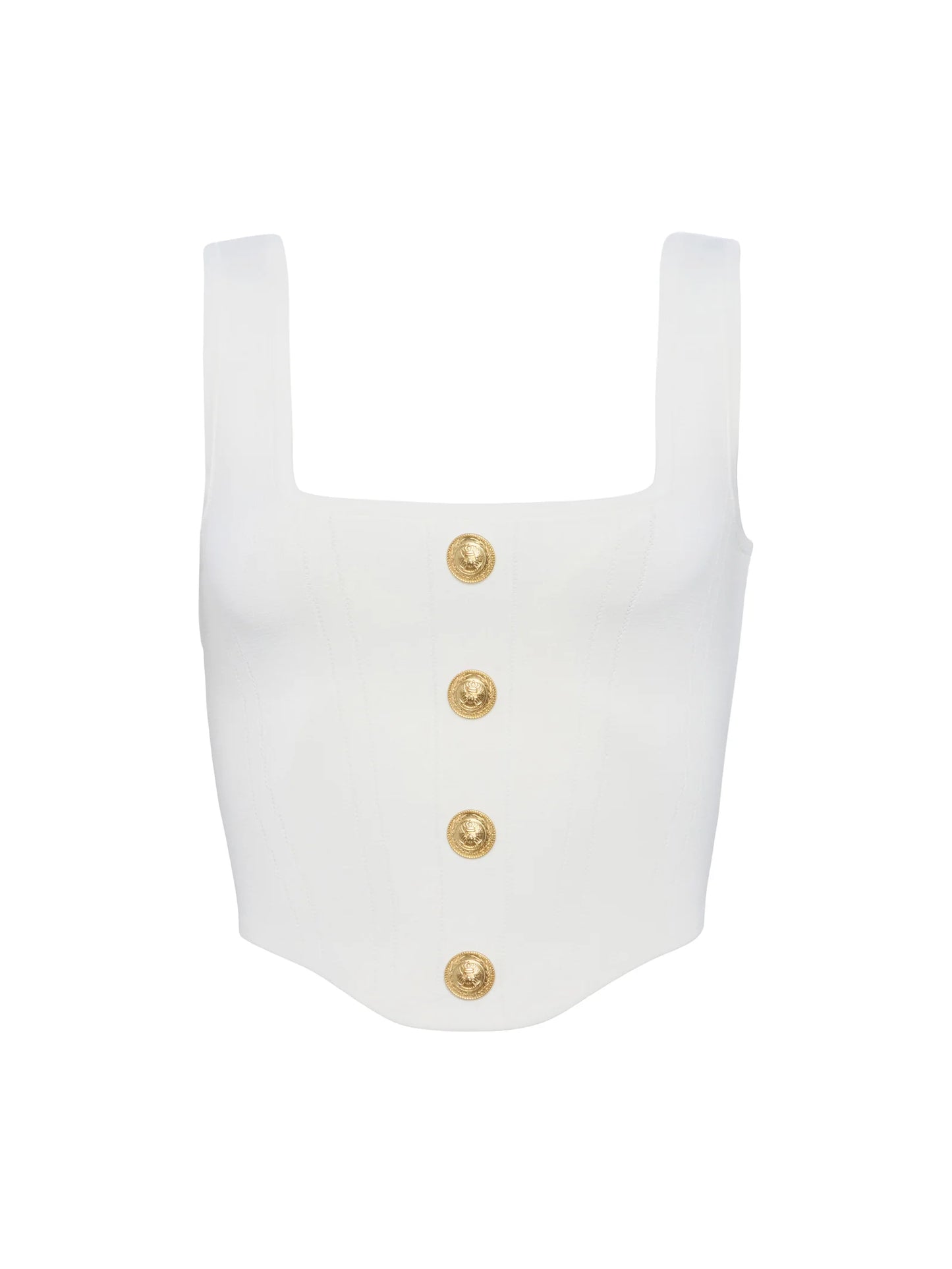 SAGA TOP - IVORY/GOLD