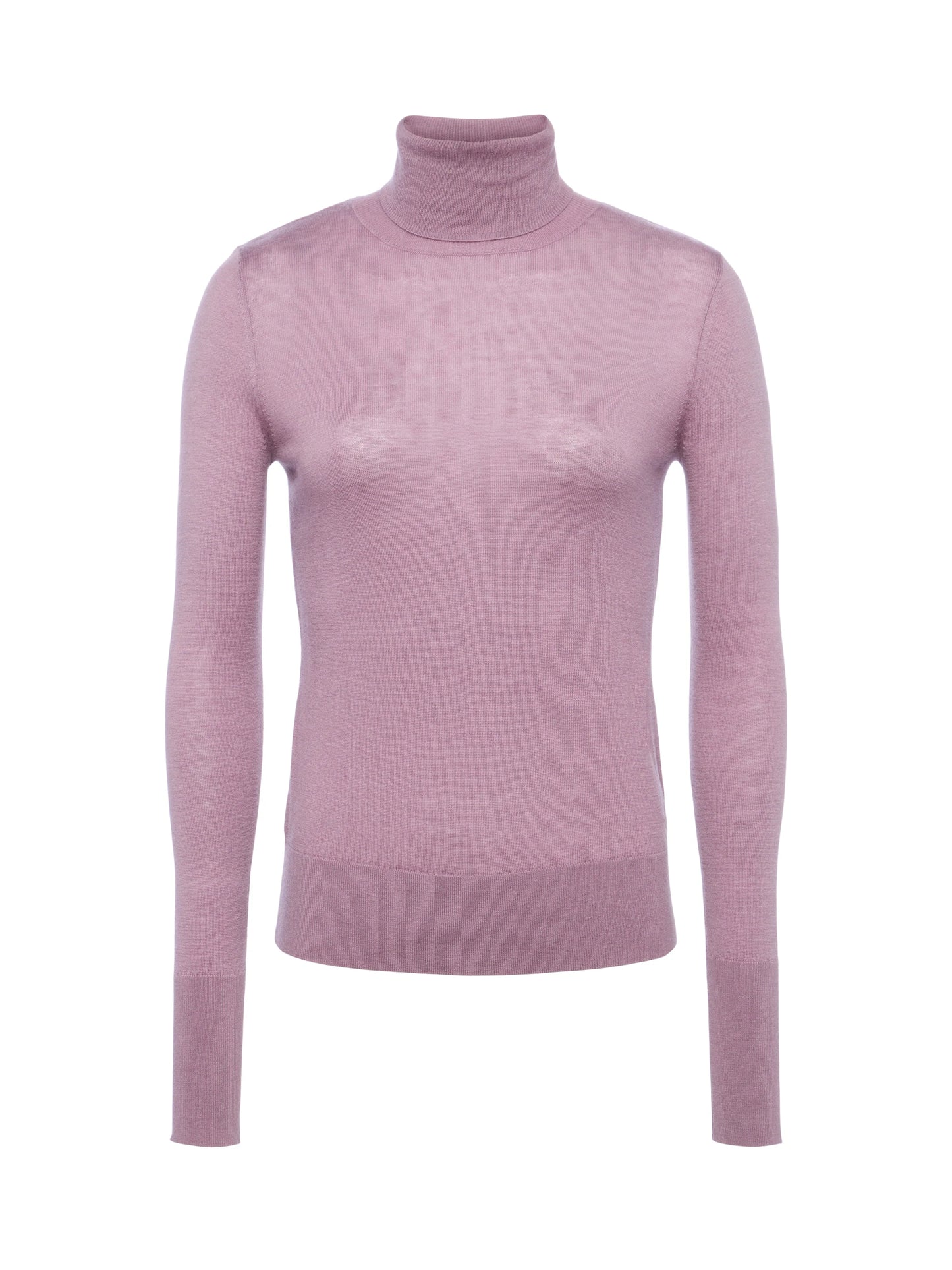 FLORA TURTLENECK SWEATER - WISTERIA/GOLD