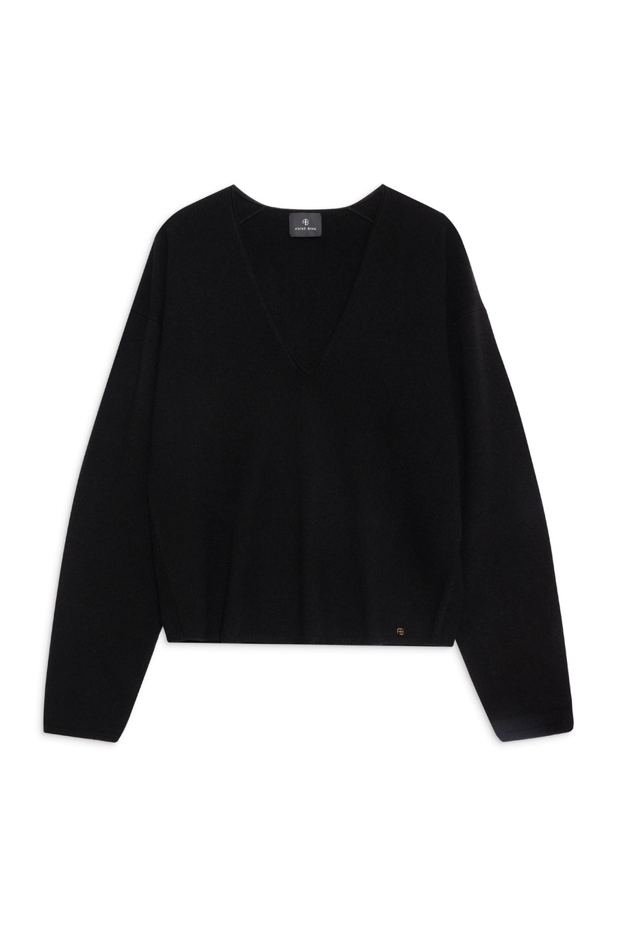 ATHENA SWEATER - BLACK CASHMERE