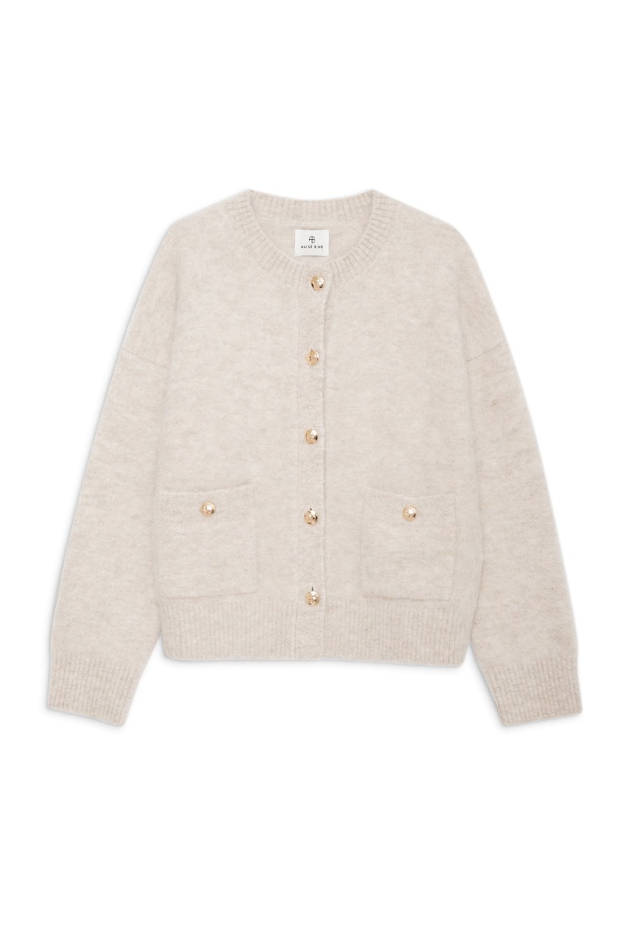 BOBBIE CARDIGAN - LIGHT OAT