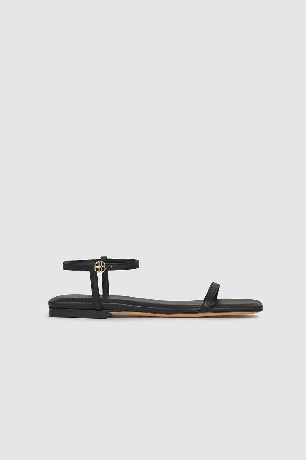 INVISIBLE FLAT SANDALS - BLACK