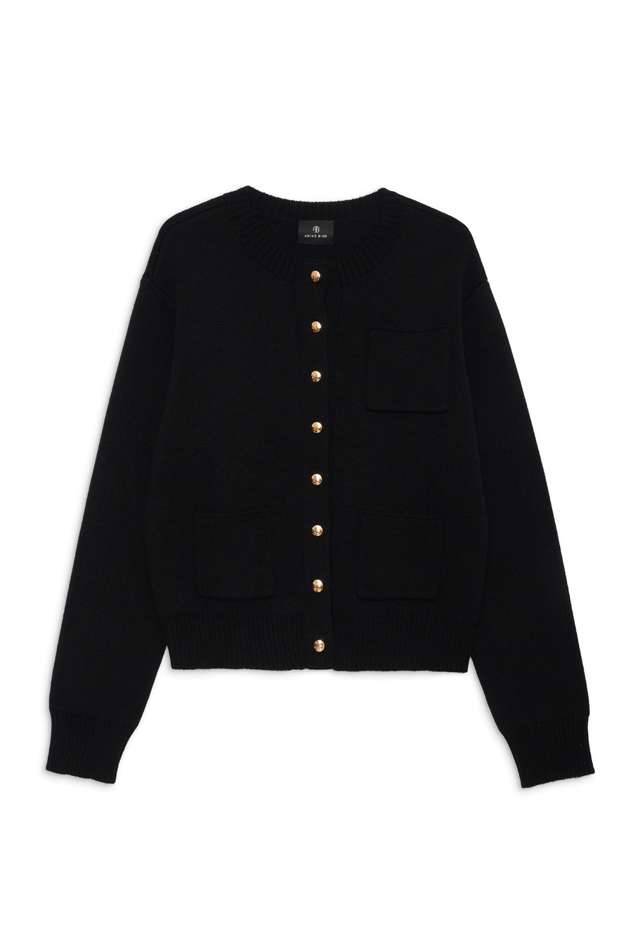 *PREORDER* JAMESON CARDIGAN - BLACK CASHMERE BLEND