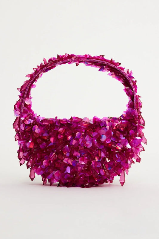 CRYSTAL BIRCH BAG - ELECTRIC PLUM