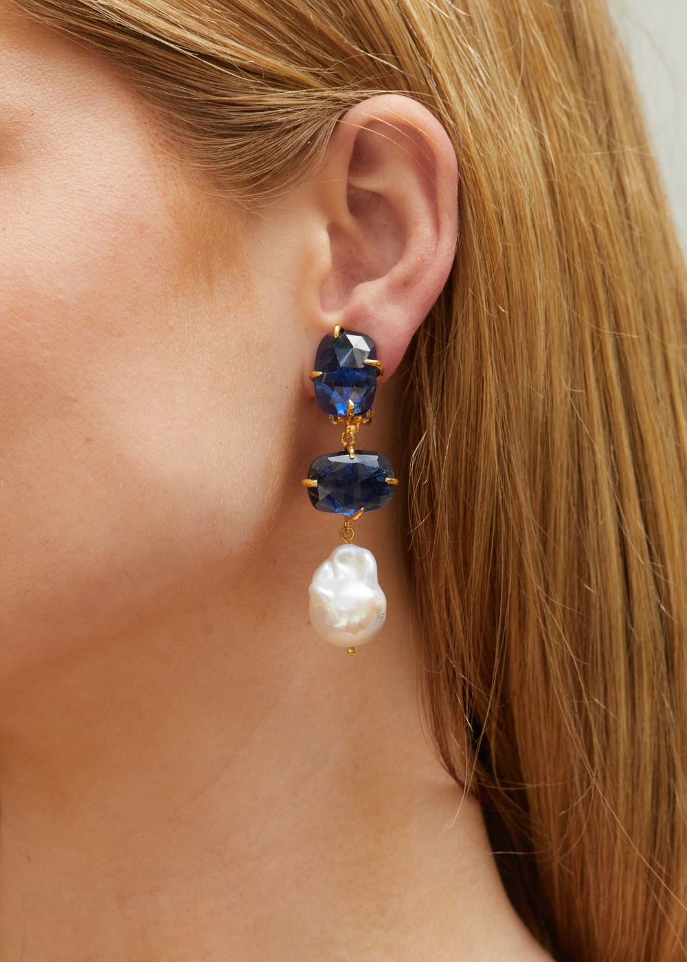 GIA EARRINGS - BLUE