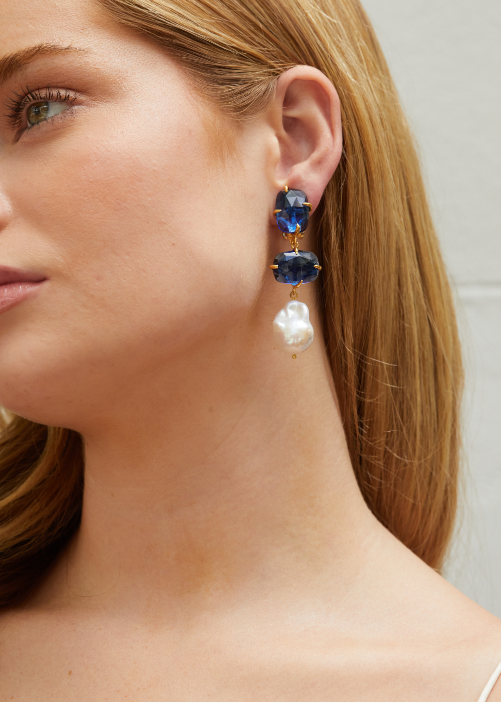 GIA EARRINGS - BLUE