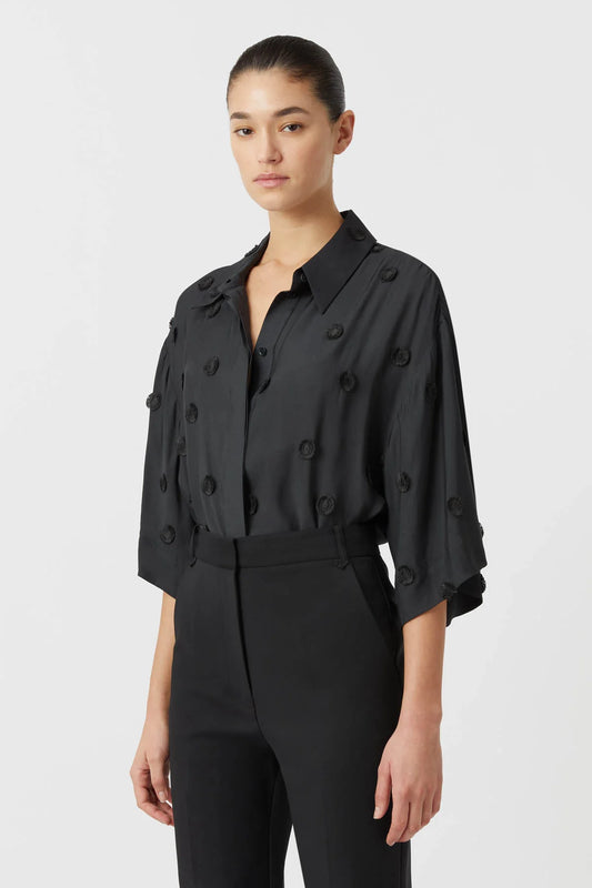 OTTILIE SHIRT - BLACK