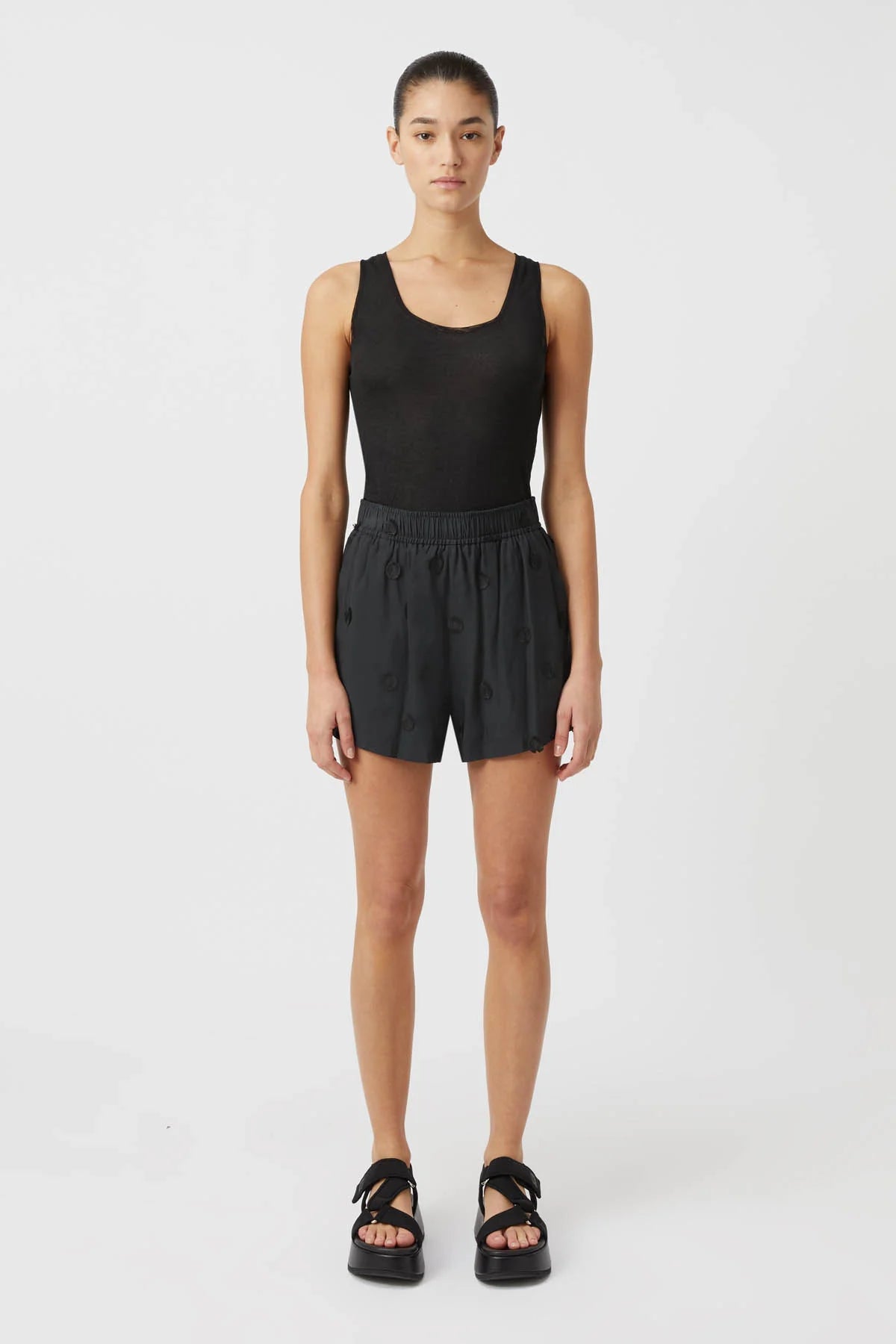 OTTILIE SHORT - BLACK