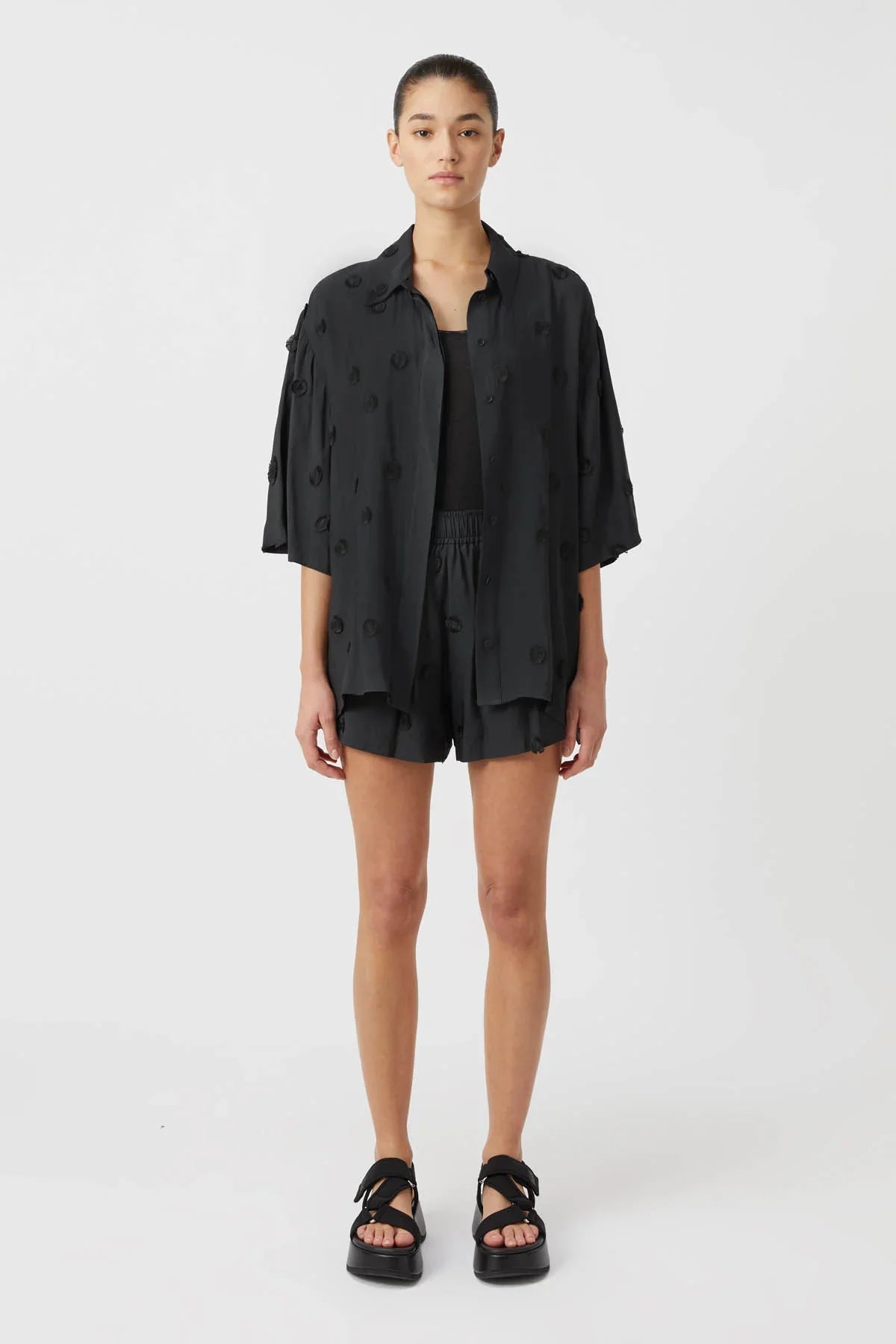 OTTILIE SHIRT - BLACK