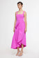 HEWTON MIDI DRESS - FUCHSIA