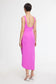 HEWTON MIDI DRESS - FUCHSIA