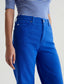 SAIGE WIDE LEG CROP - ELECTRIC BLUE