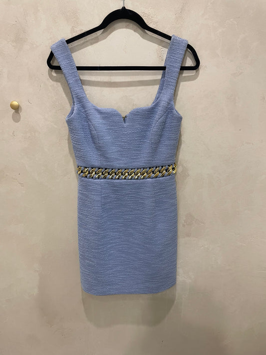 CARINE MINI DRESS - BABY BLUE