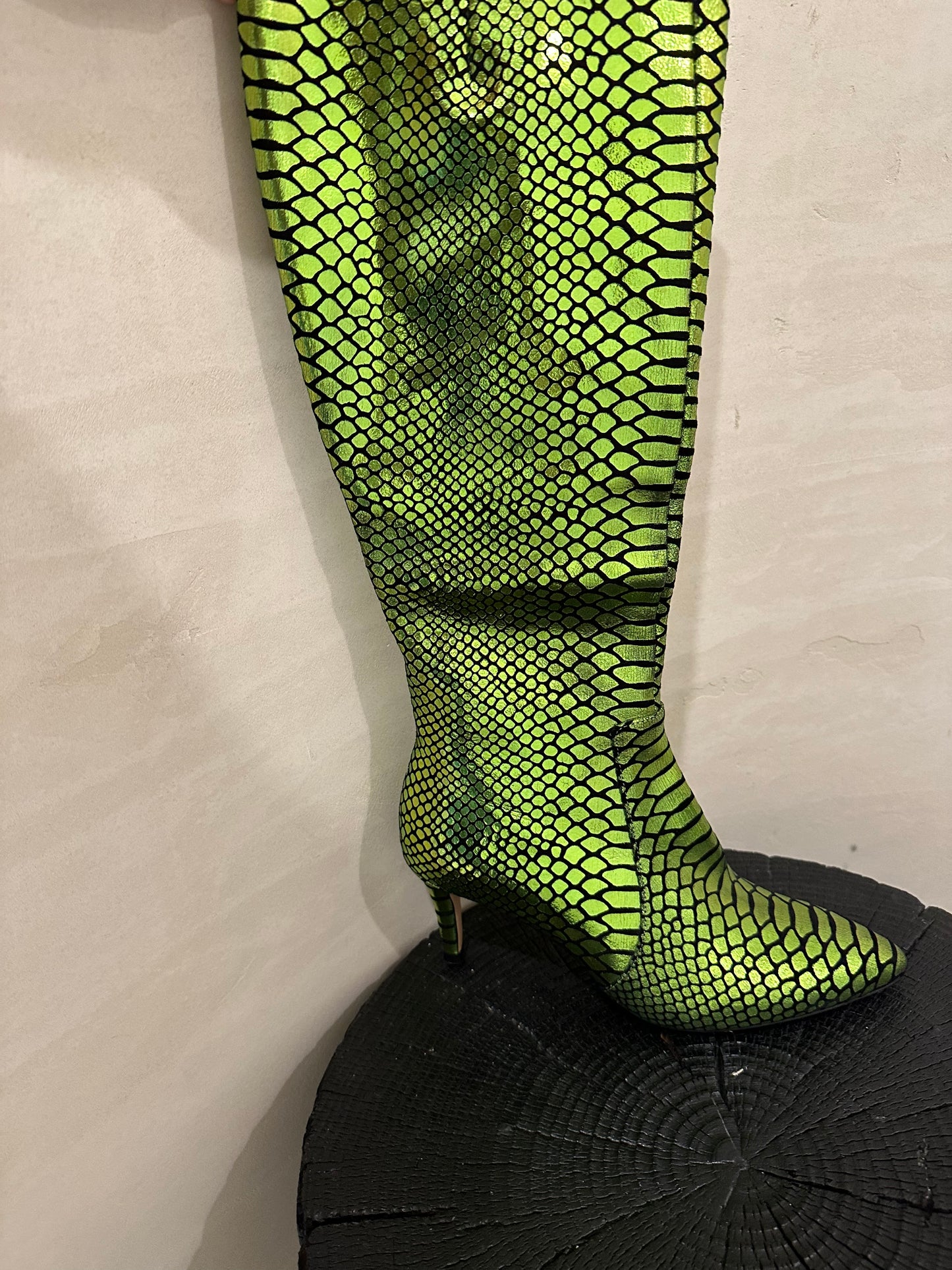 CHIME-MO BOOT - LIME METAL