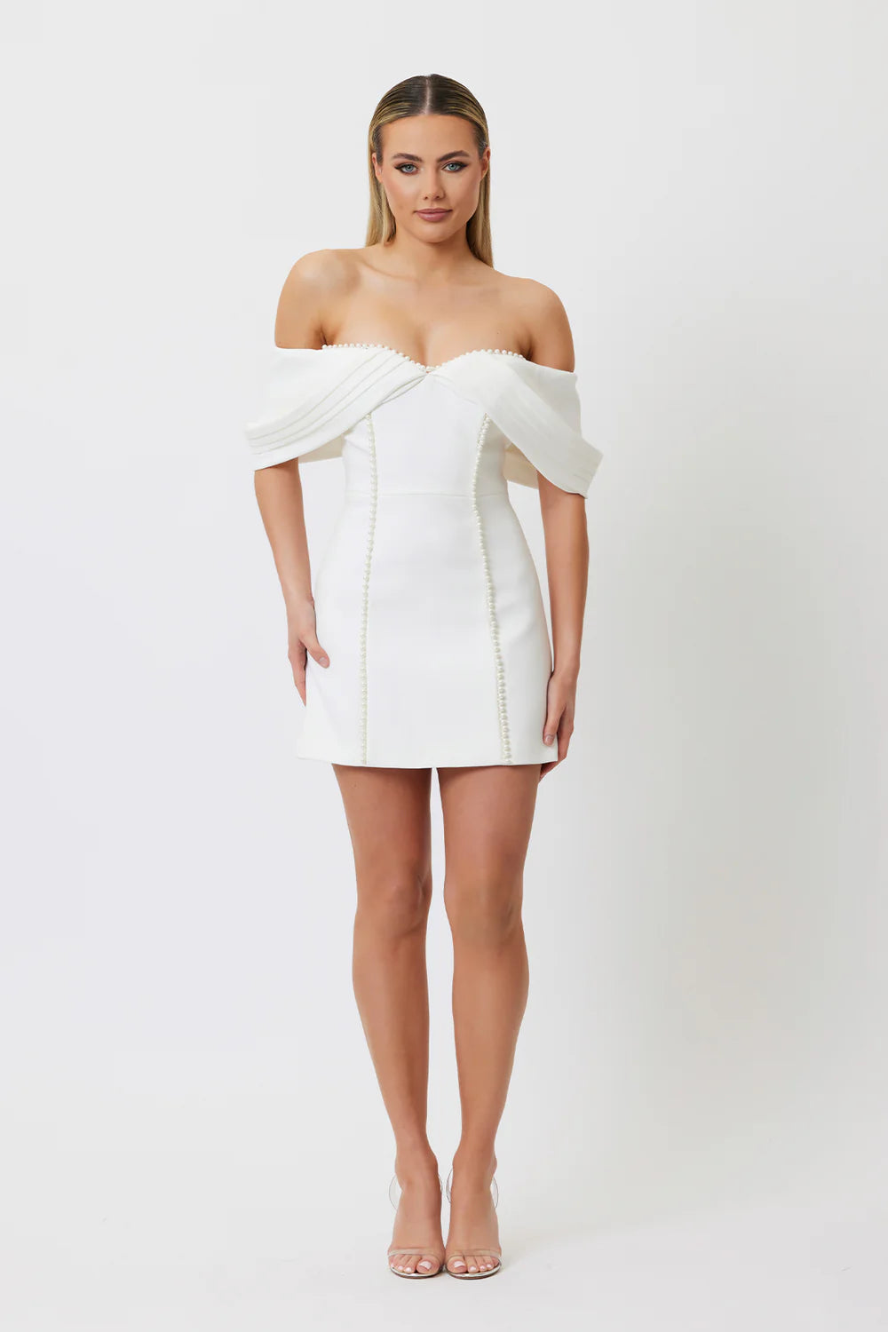 JANA MINI DRESS - WHITE