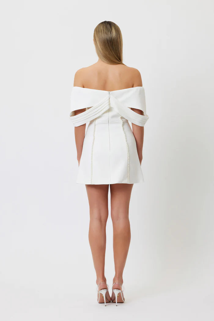 JANA MINI DRESS - WHITE