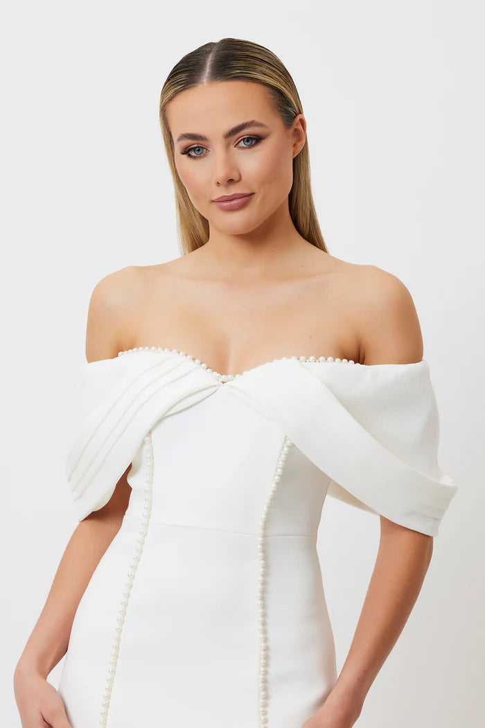 JANA MINI DRESS - WHITE