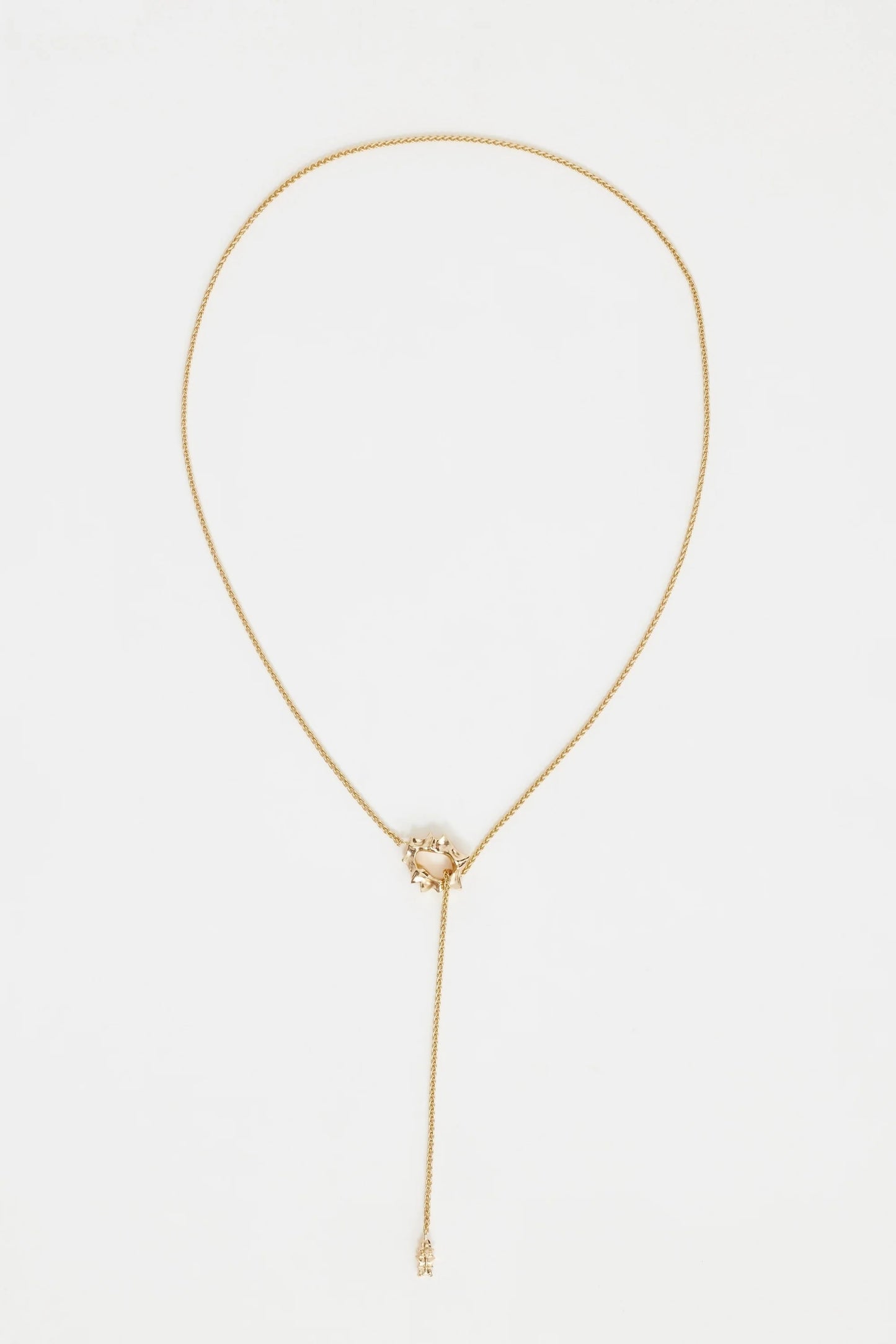 ELFORD LARIAT NECKLACE - GOLD