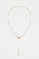 ELFORD LARIAT NECKLACE - GOLD