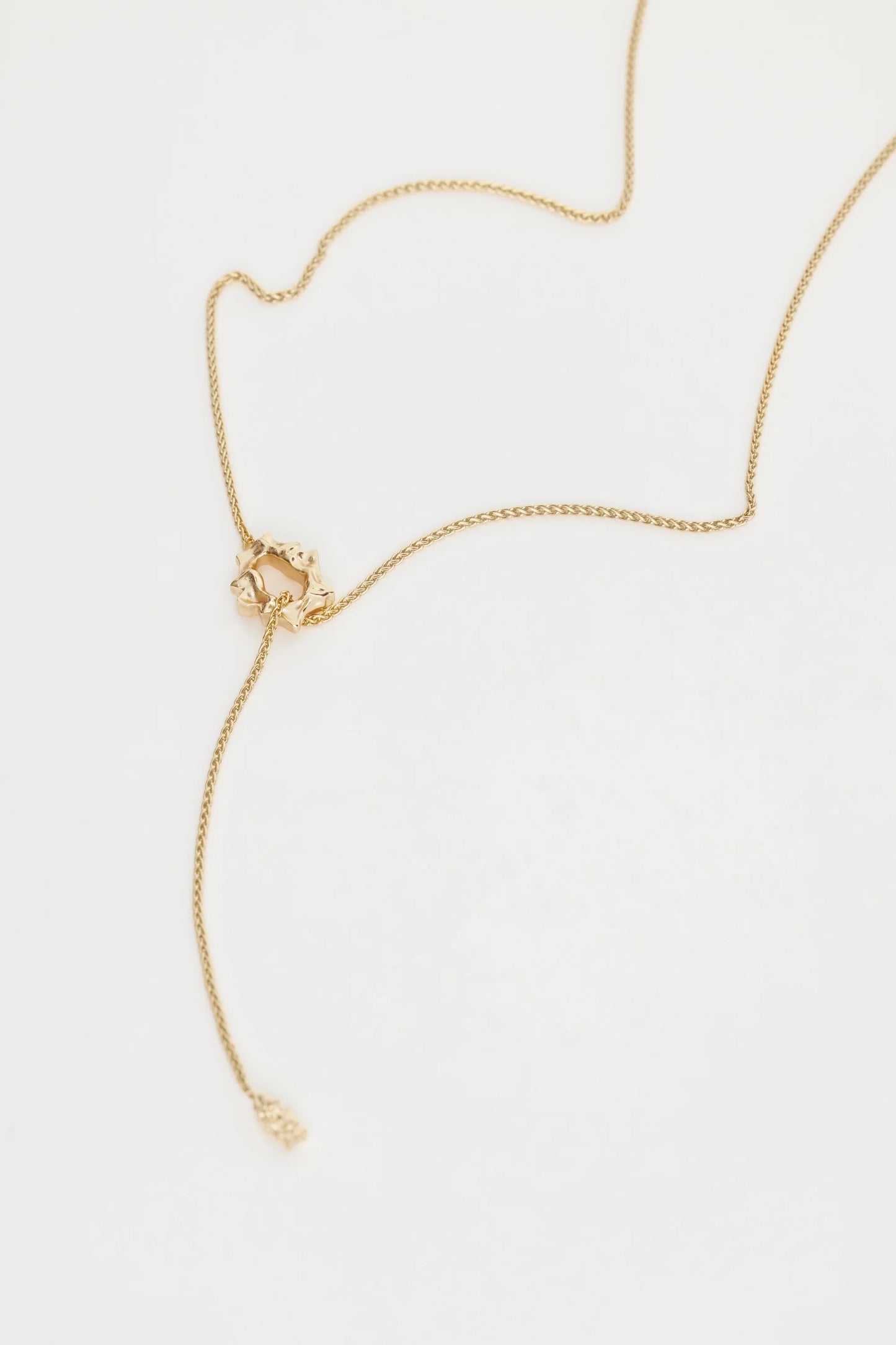 ELFORD LARIAT NECKLACE - GOLD