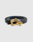 LEANDRA BELT - BLACK/GOLD