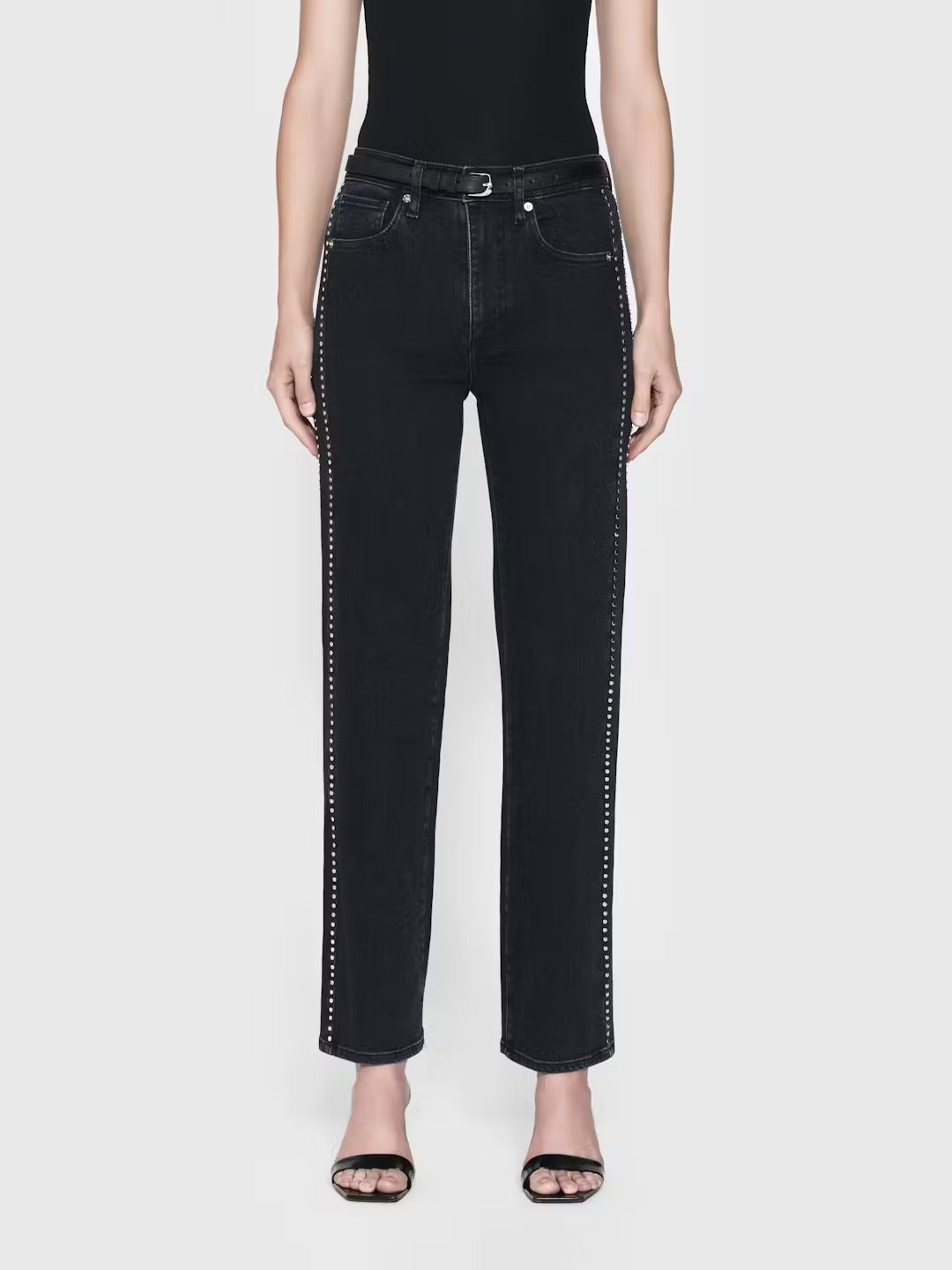 LE SLEEK STRAIGHT STUDDED JEAN - ASTRONAUT