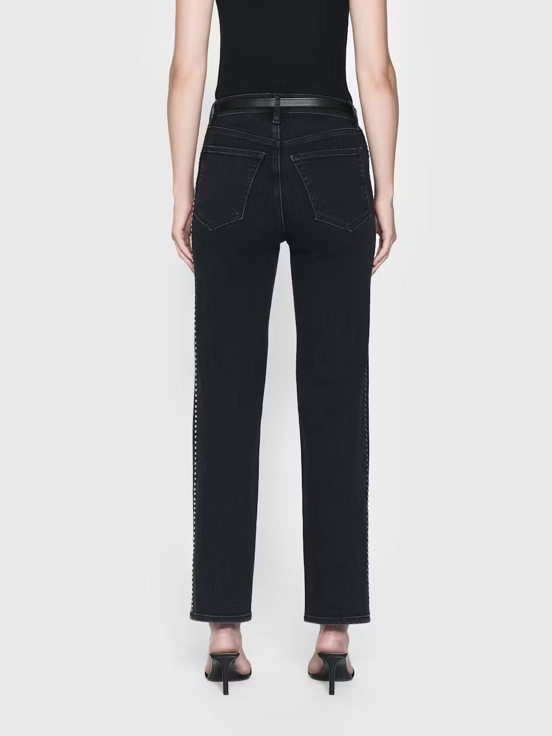 LE SLEEK STRAIGHT STUDDED JEAN - ASTRONAUT