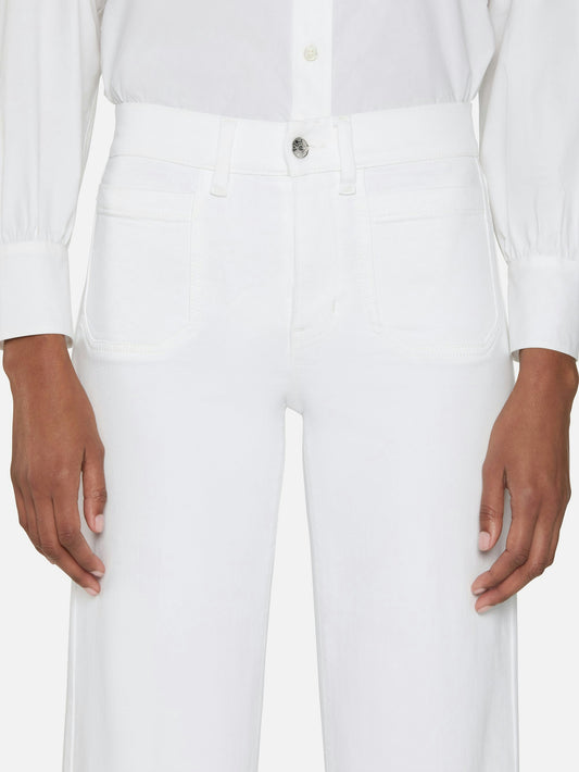 LE SLIM PALAZZO MODERNIST POCKET - WHITE