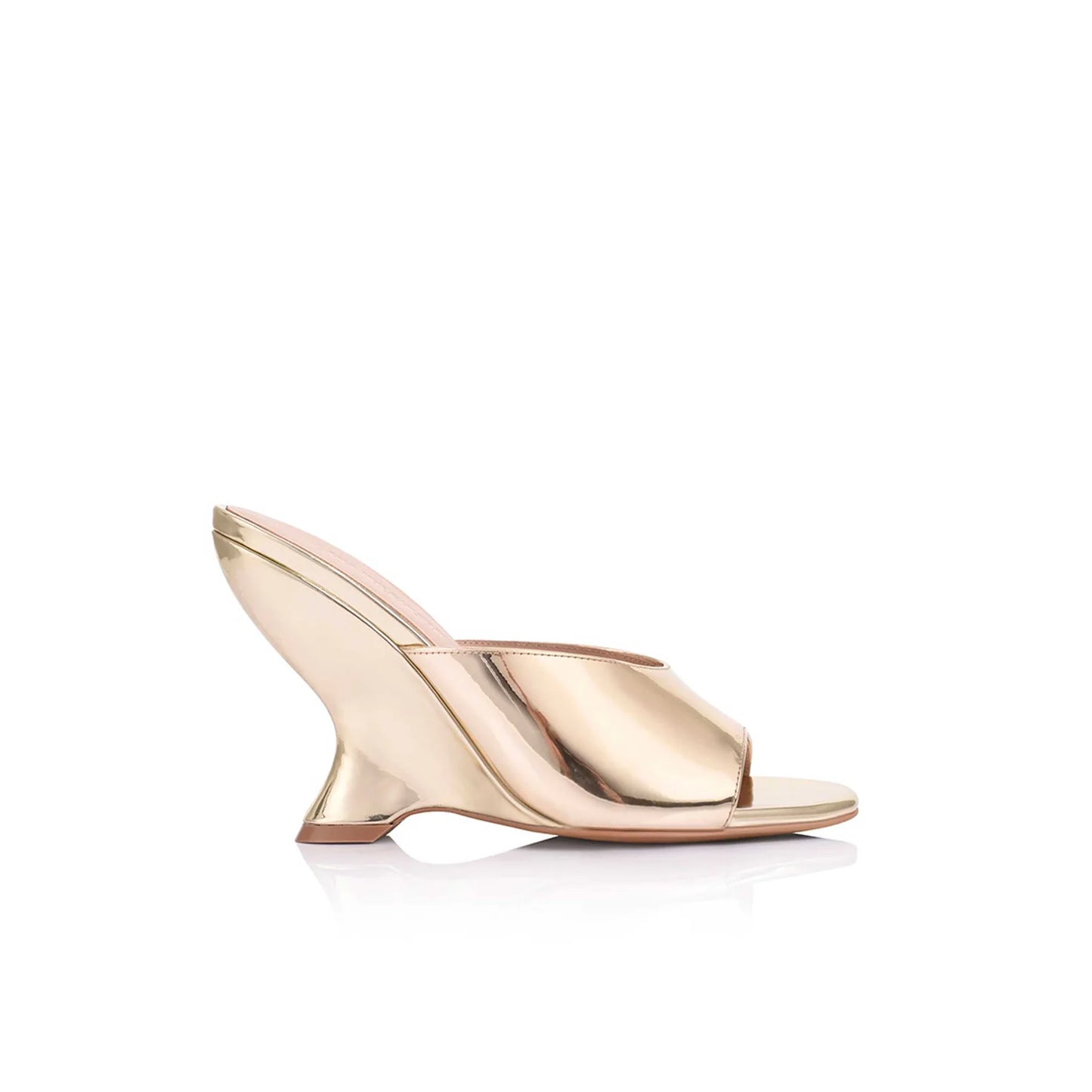 MARTHA WEDGE HEEL SANDAL - GOLD