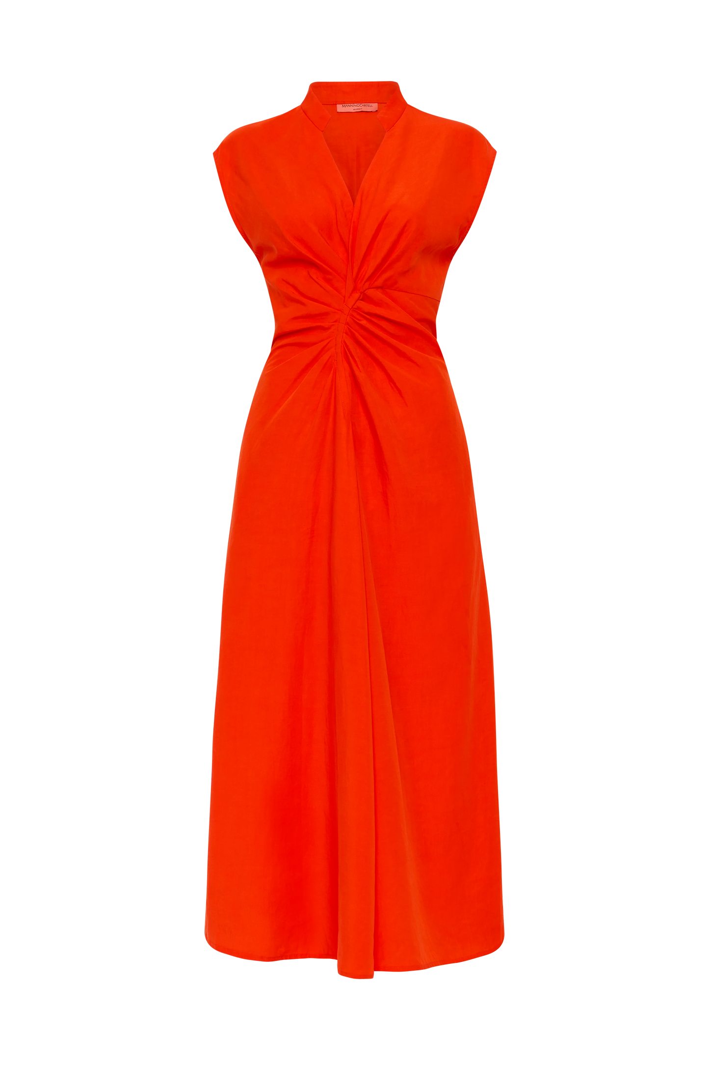 SUMMER BLAZE MIDI DRESS - POPPY