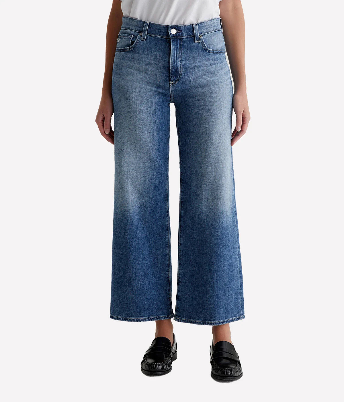 SAIGE WIDE LEG CROP JEAN - BELL CANYON