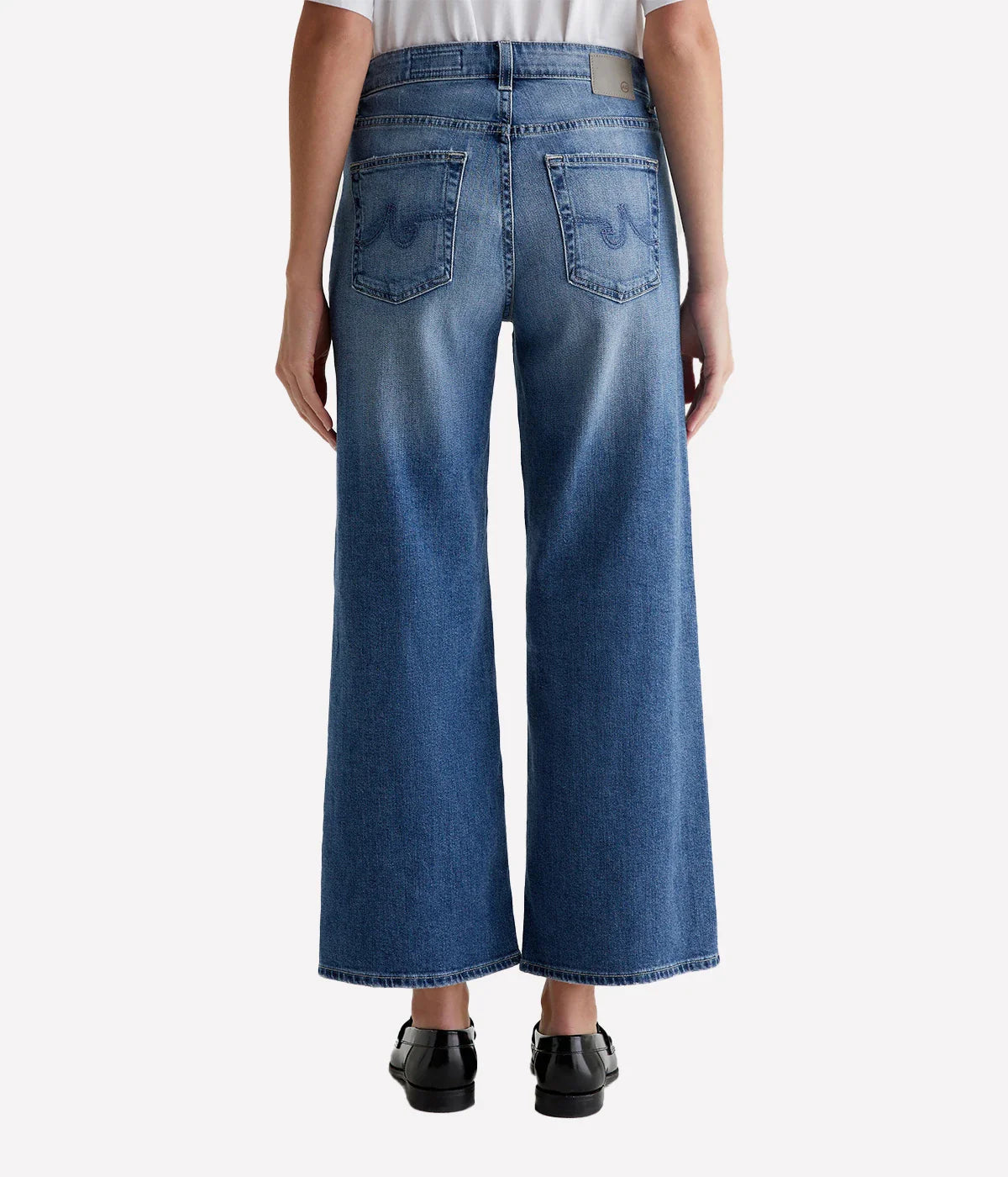 SAIGE WIDE LEG CROP JEAN - BELL CANYON