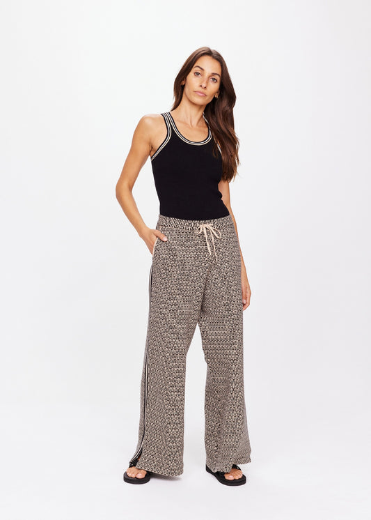 *PREORDER* CASTILLA JUNIPER KNIT PANT - PEBBLE