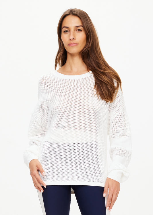 FENWAY SEBASTIAN KNIT CREW - CREME